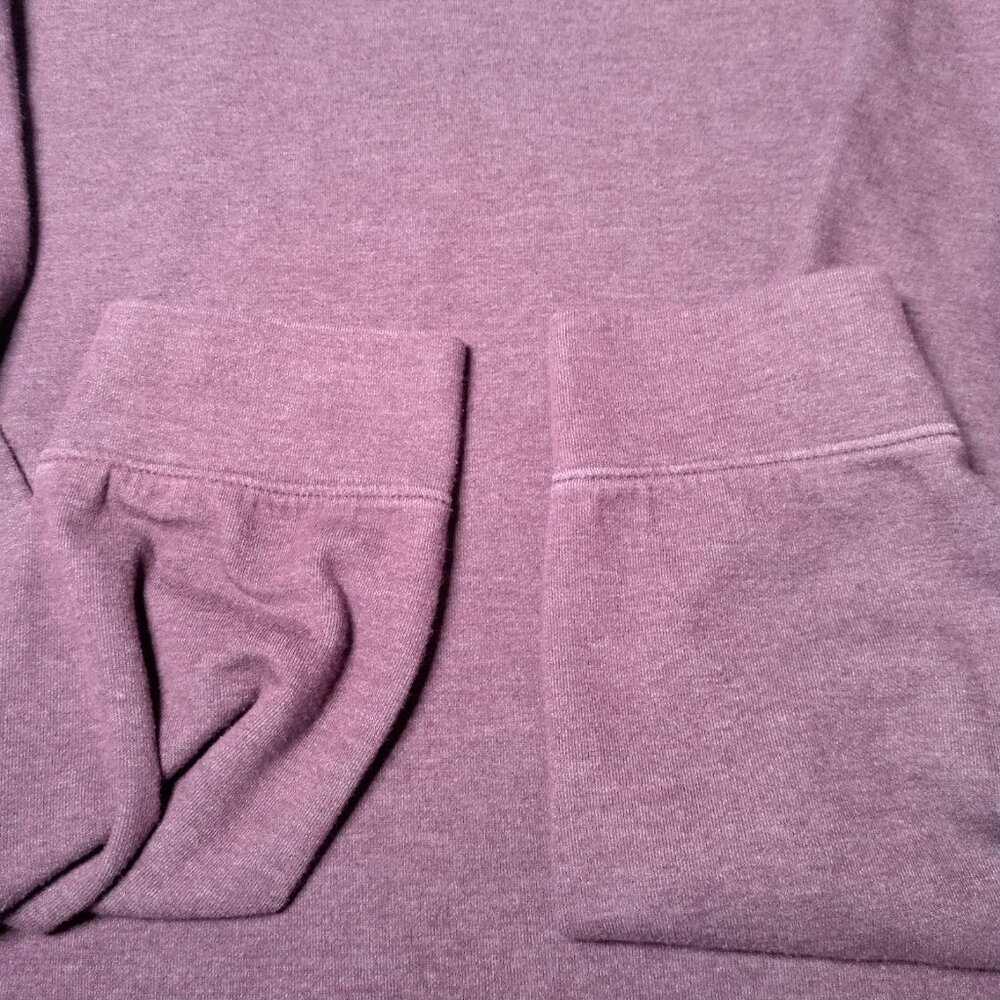 GAP Shirt Women XXL Hooded Raglan Long Sleeve Plum Purple Athleisure Activewear - Picture 10 of 10